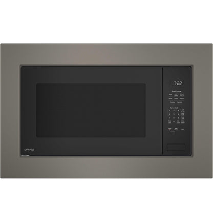GE APPLIANCES PCWK22U1WDD GE Profile™ 2.2 Cu. Ft. Built-In Sensor Microwave Oven Gray - PCWK22U1WDD