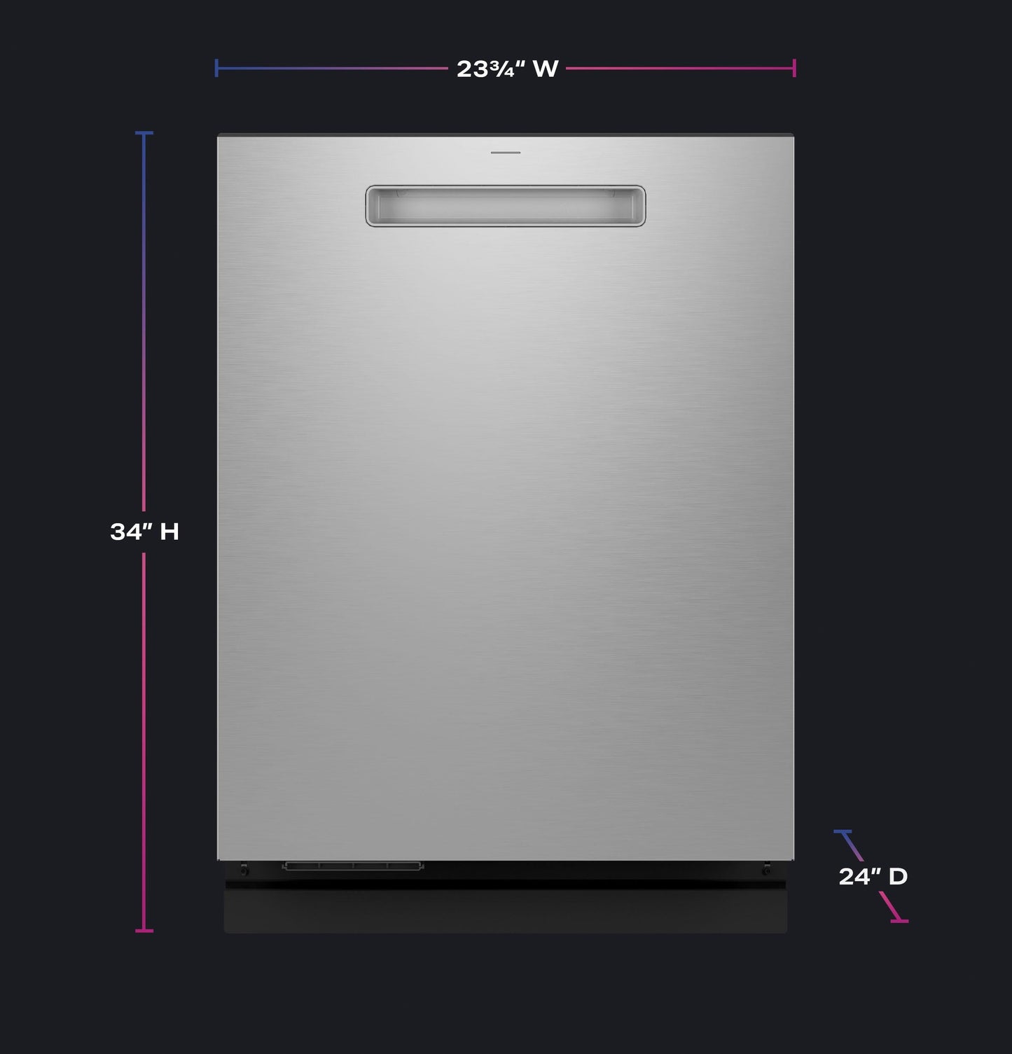GE APPLIANCES PDP795SYVFS GE Profile™ ENERGY STAR Smart UltraFresh System Dishwasher with Microban™ Antimicrobial Technology with Deep Clean Washing 3rd Rack, 39 dBA in Stainless Steel - PDP795SYVFS