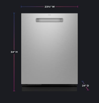 GE APPLIANCES PDP795SYVFS GE Profile™ ENERGY STAR Smart UltraFresh System Dishwasher with Microban™ Antimicrobial Technology with Deep Clean Washing 3rd Rack, 39 dBA in Stainless Steel - PDP795SYVFS