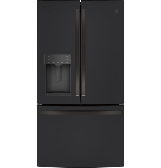 GE APPLIANCES GFE28GELDS GE® ENERGY STAR® 27.7 Cu. Ft. French-Door Refrigerator Black Slate - GFE28GELDS