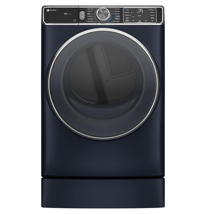 GE APPLIANCES PFD87GSPVRS GE Profile™ 7.8 cu. ft. Capacity Smart Front Load Gas Dryer with Steam and Sanitize Cycle Blue - PFD87GSPVRS