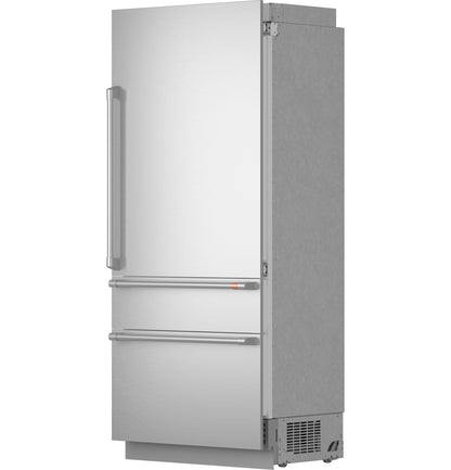 CAFE CIC36RP2VS1 CAFé 36" Integrated Bottom-Freezer Refrigerator in Stainless Steel - CIC36RP2VS1