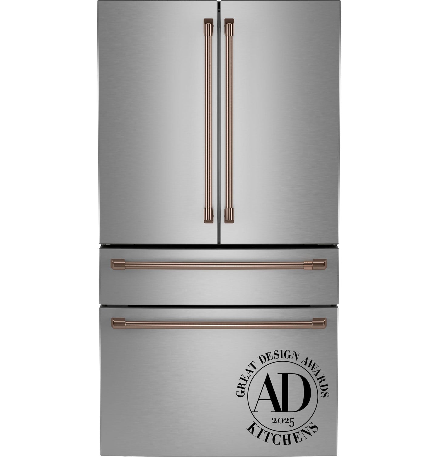 CAFE CJE23DP2WS1 CAFé™ ENERGY STAR® 23.2 Cu. Ft. Smart Counter-Depth 4-Door French-Door Refrigerator With Dual-Dispense AutoFill Pitcher in Stainless Steel - CJE23DP2WS1