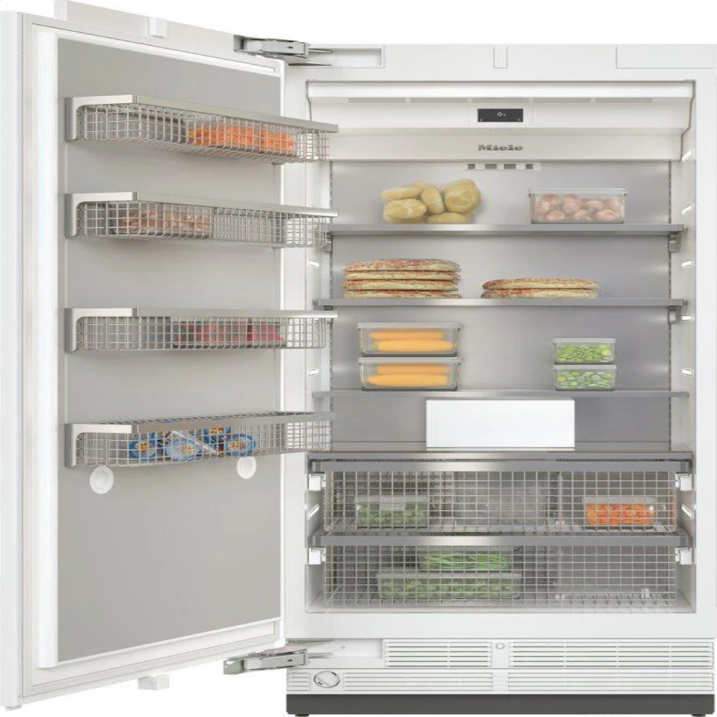 MIELE F 2912 Vi - MasterCool freezer For high-end design and technology on a large scale. Custom Panel Ready -  F2912VI
