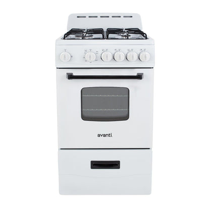 AVANTI GR2011CW Avanti 20" Gas Range - White - GR2011CW