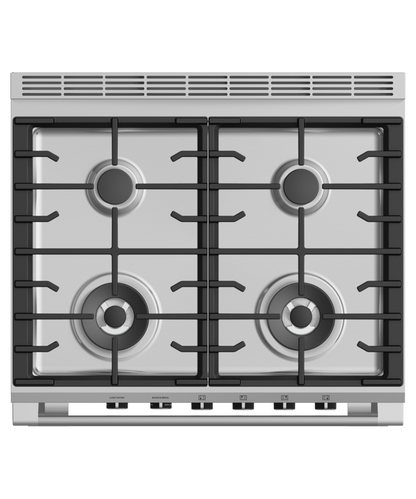 FISHER & PAYKEL OR30SCG4W1 30" Series 7 Classic 4 Burner Gas Range White - OR30SCG4W1