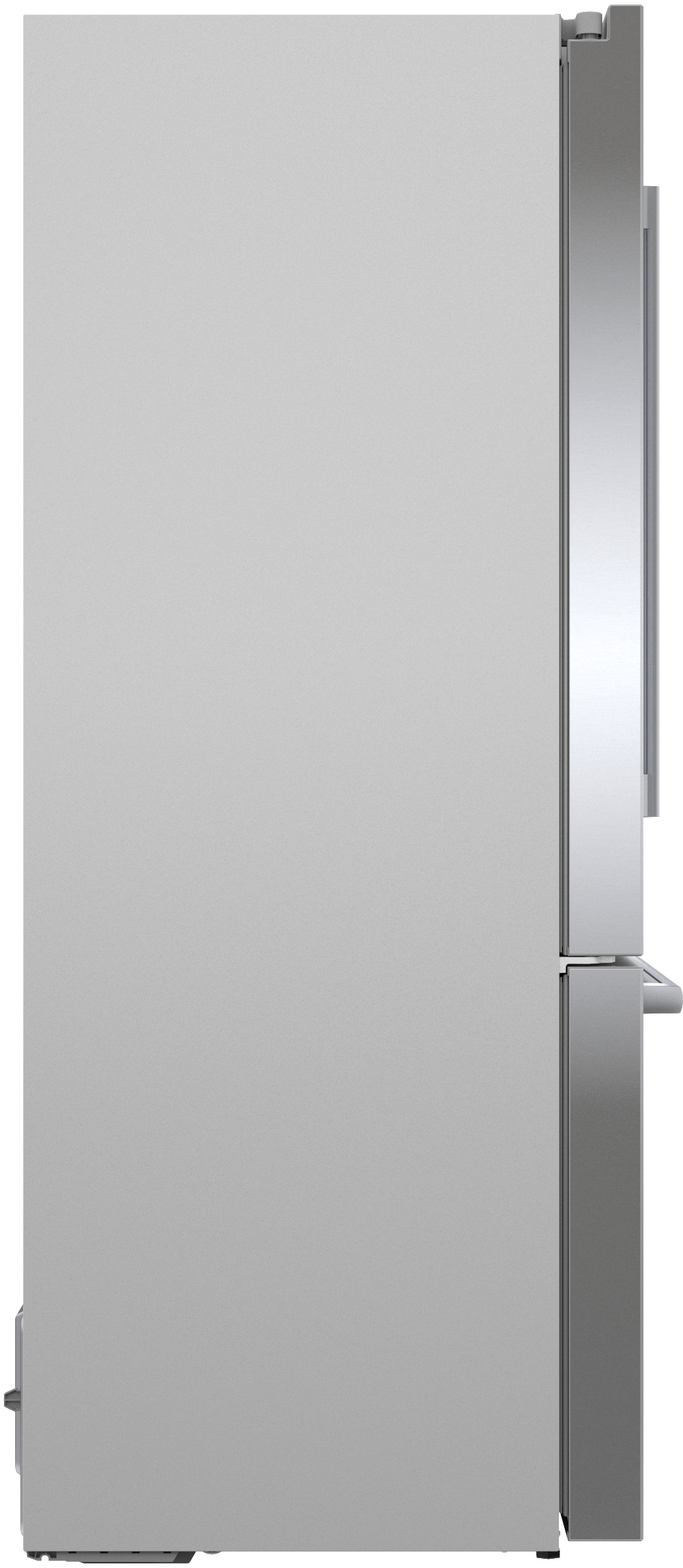 BOSCH B36CD52SNS 500 Series, French Door Bottom freezer, multi door, 36'', Brushed steel (with anti-fingerprint), Total No Frost in Stainless Steel - B36CD52SNS