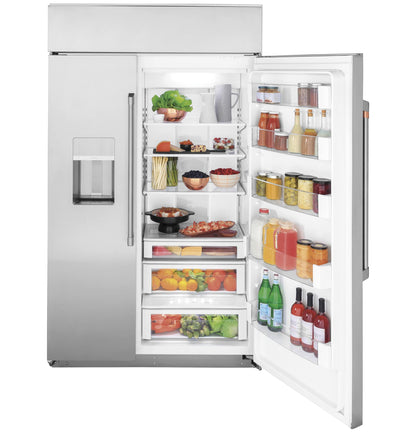 CAFE  48" Smart Built-In Side-by-Side Refrigerator with Dispenser in Stainless Steel - CSB48YP2NS1