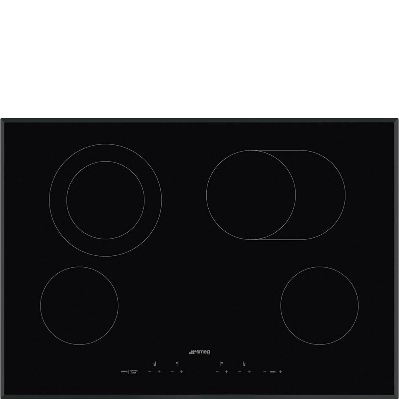 SMEG SEU304EMTB Cooktop Black SEU304EMTB Black - SEU304EMTB