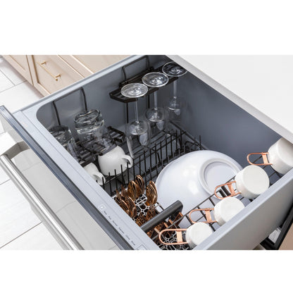 CAFE CDD420P2TS1 CAFé™ Dishwasher Double Drawer in Stainless Steel