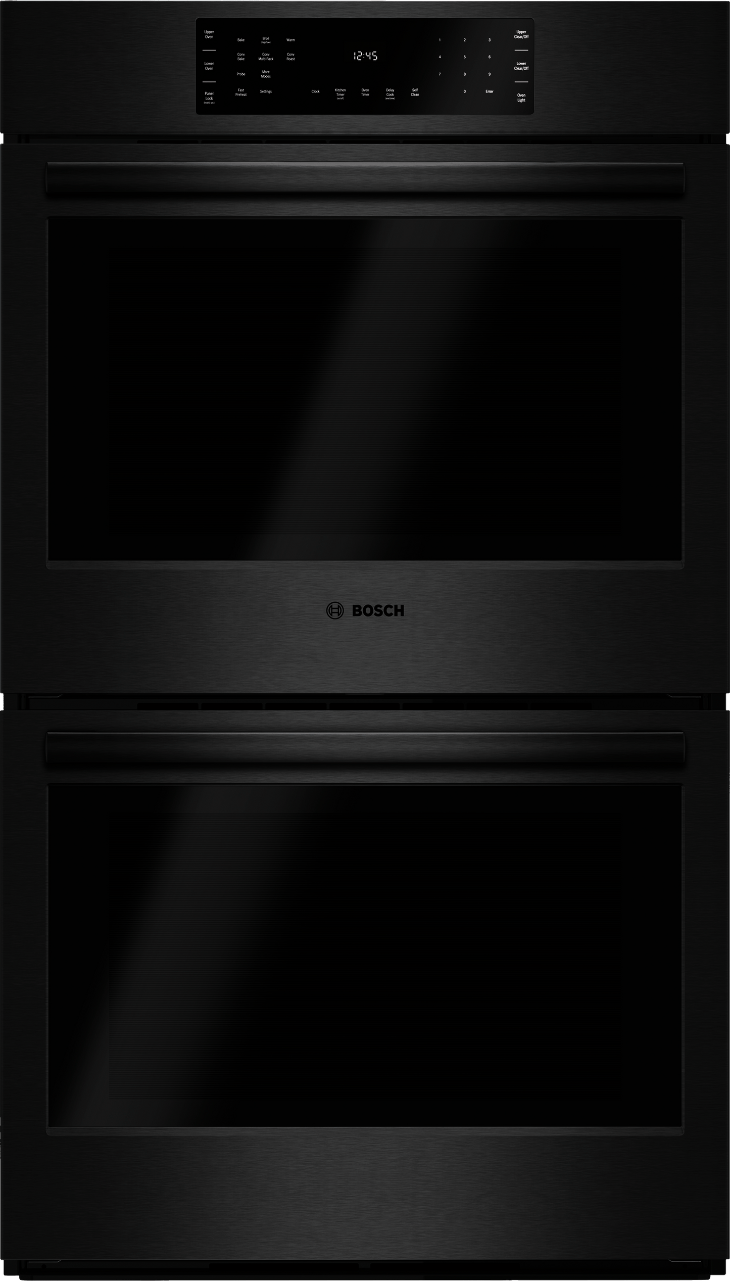 BOSCH HBL8642UC 800 Series, Built-in double oven, 30'' Black in Stainless Steel - HBL8642UC