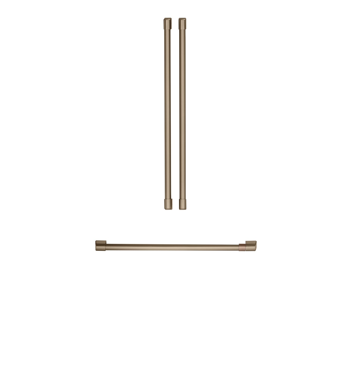 CAFE CXMB3H3PNBZ CAFéRefrigeration Handle Kit - Brushed Bronze - CXMB3H3PNBZ