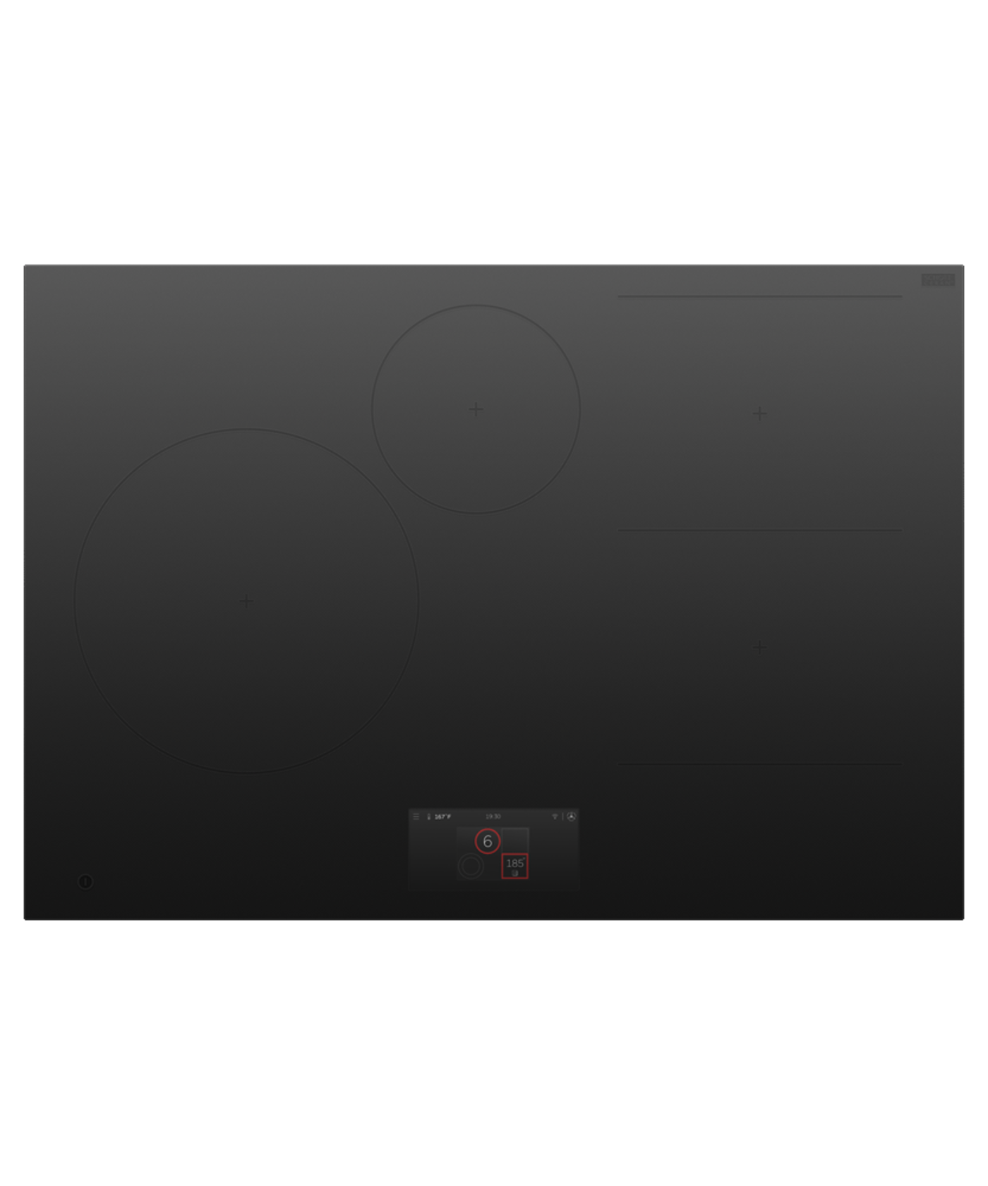 FISHER & PAYKEL CI304DTTB1 30" Series 9 4 Zone Induction Cooktop Black - CI304DTTB1