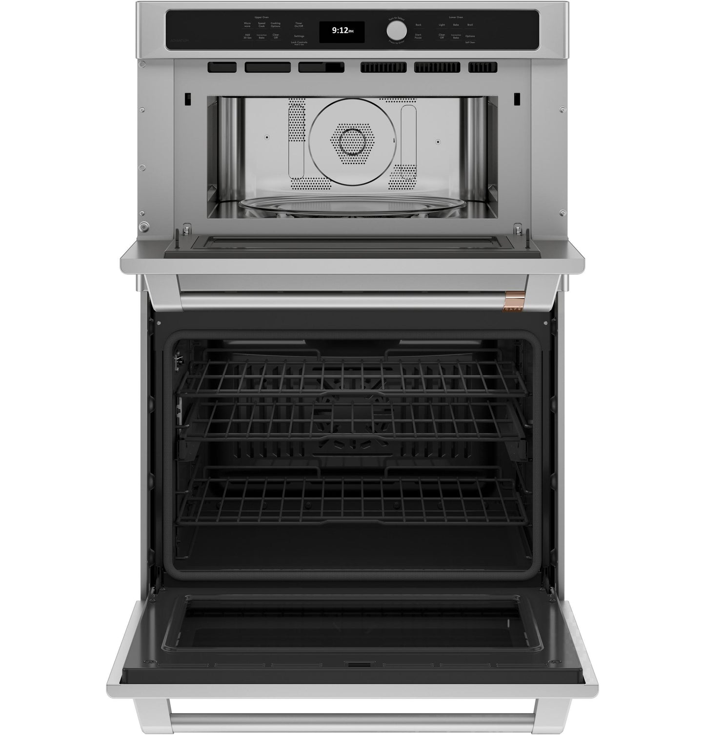 CAFE CTC912P2NS1 CAFé™ 30 in. Combination Double Wall Oven with Convection and Advantium® Technology in Stainless Steel - CTC912P2NS1