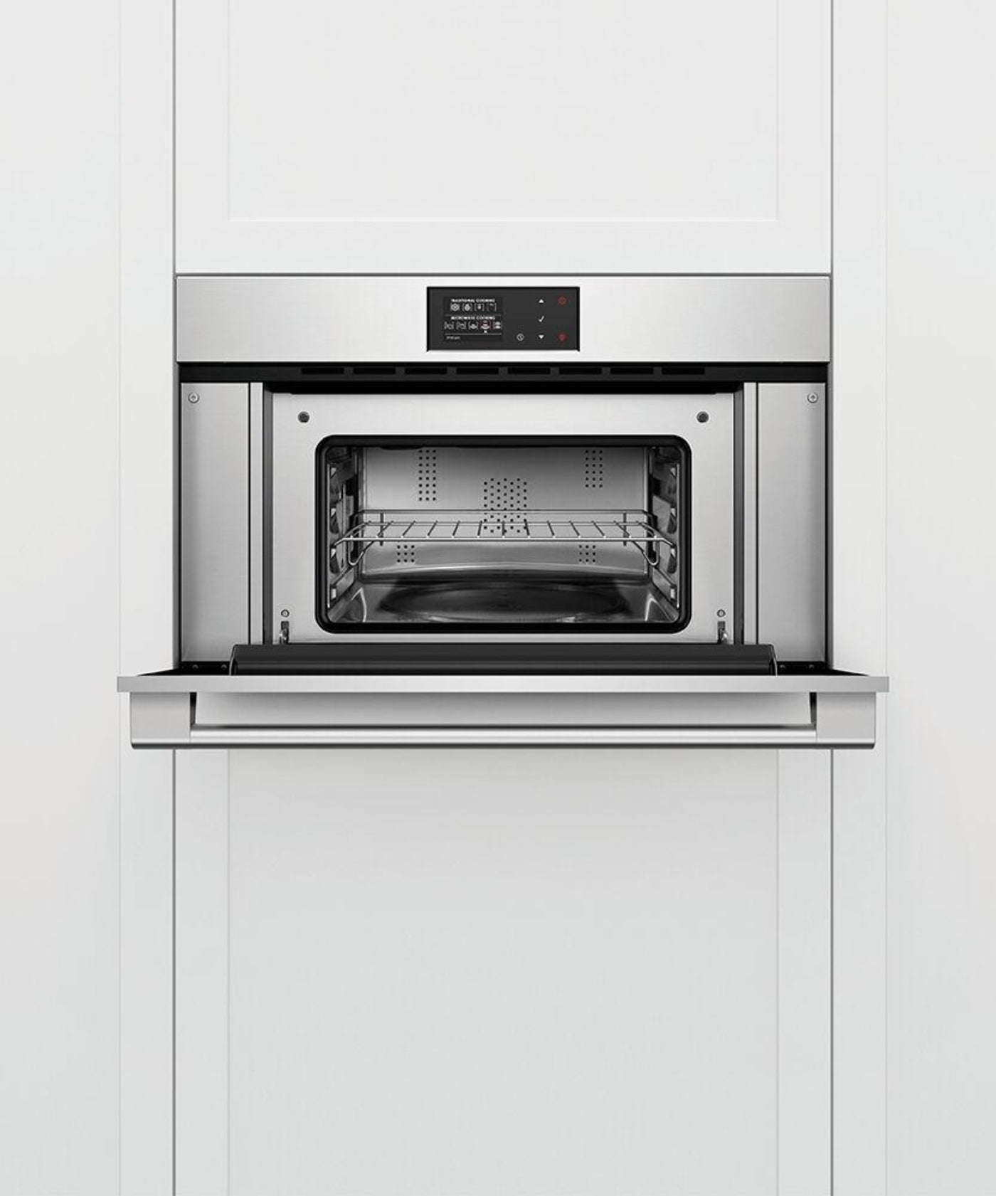 FISHER & PAYKEL OM30NPX1 30" Series 9 Professional Compact Convection-Speed Oven in Stainless Steel - OM30NPX1
