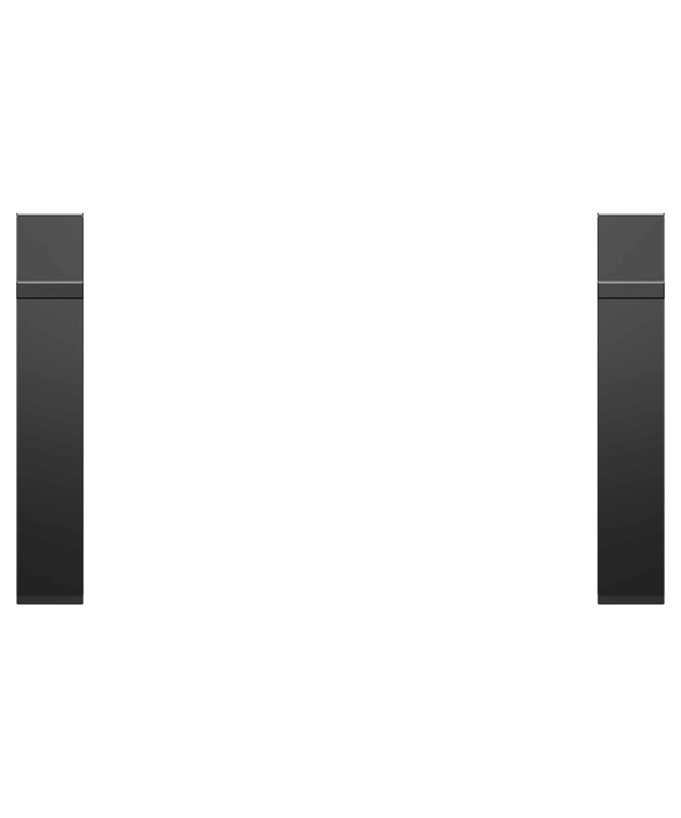 FISHER & PAYKEL TK7630NDB2 30" Series 9 Minimal Trim Kit Black - TK7630NDB2