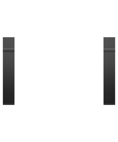 FISHER & PAYKEL TK7630NDB2 30" Series 9 Minimal Trim Kit Black - TK7630NDB2