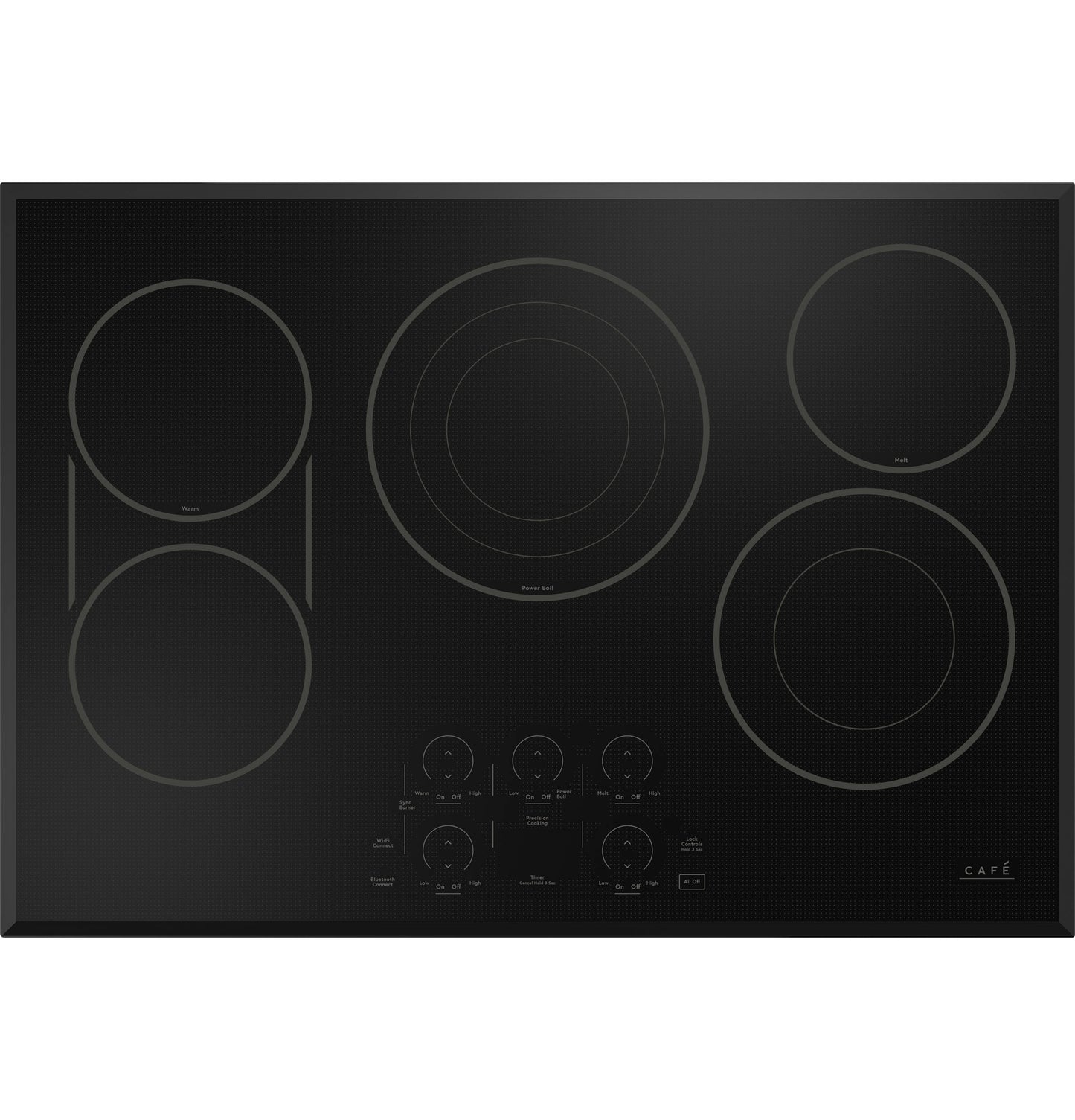 CAFE CEP90301TBB CAFé30" Touch-Control Electric Cooktop Black - CEP90301TBB