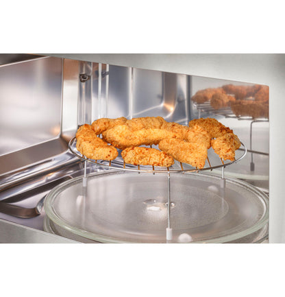 GE APPLIANCES Profile 1.7 Cu. Ft. Convection Over-the-Range Microwave Oven in Stainless Steel - PVM9179SRSS