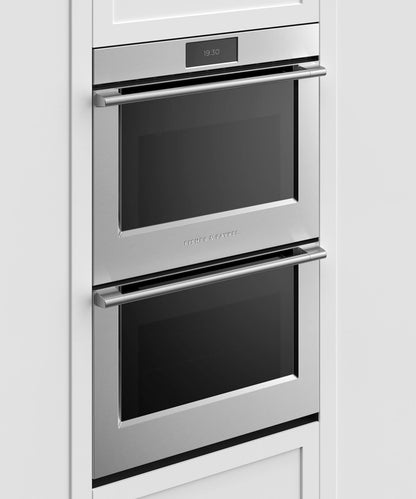 FISHER & PAYKEL OB30DPPTX1 30" Series 9 Professional Self-Cleaning Double Oven in Stainless Steel - OB30DPPTX1