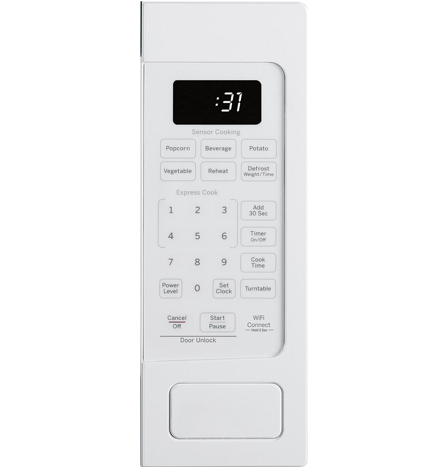 GE APPLIANCES GE Profile 1.1 Cu. Ft. Countertop Microwave Oven White - PCHK11S1WWW