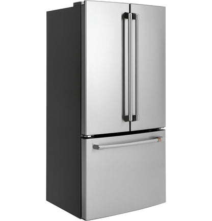 CAFE CWE19SP2NS1 CAFé™ ENERGY STAR® 18.6 Cu. Ft. Counter-Depth French-Door Refrigerator in Stainless Steel - CWE19SP2NS1