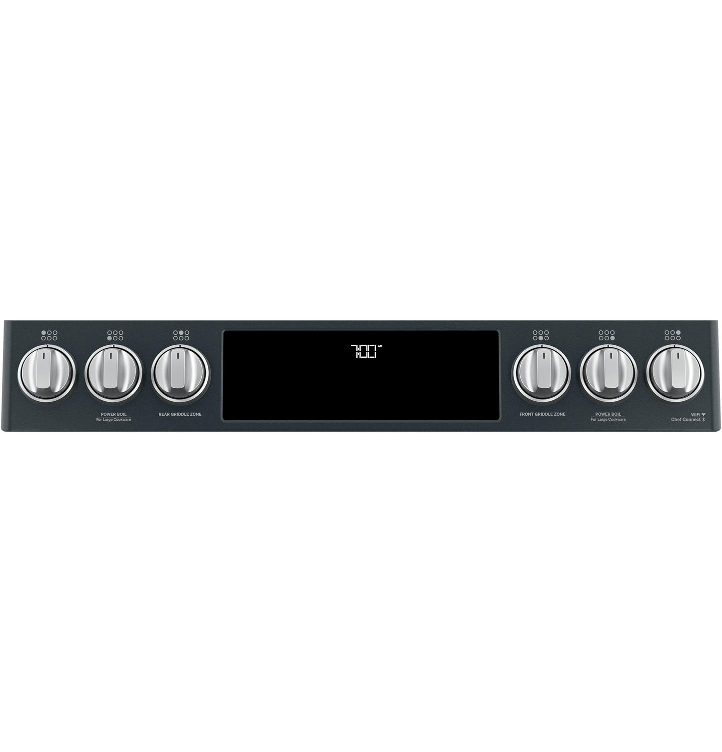 GE APPLIANCES CAFE CGS700P3MD1 CAFé™ 30" Smart Slide-In, Front-Control, Gas Range with Convection Oven Black - CGS700P3MD1