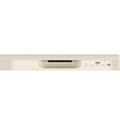 GE APPLIANCES Dishwasher with Front Controls Bisque or Off-white - GDF535PGRCC