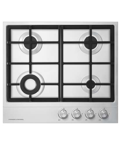 FISHER & PAYKEL CG244DNGX1N 24" Series 7 4 Burner Gas Cooktop in Stainless Steel - CG244DNGX1N