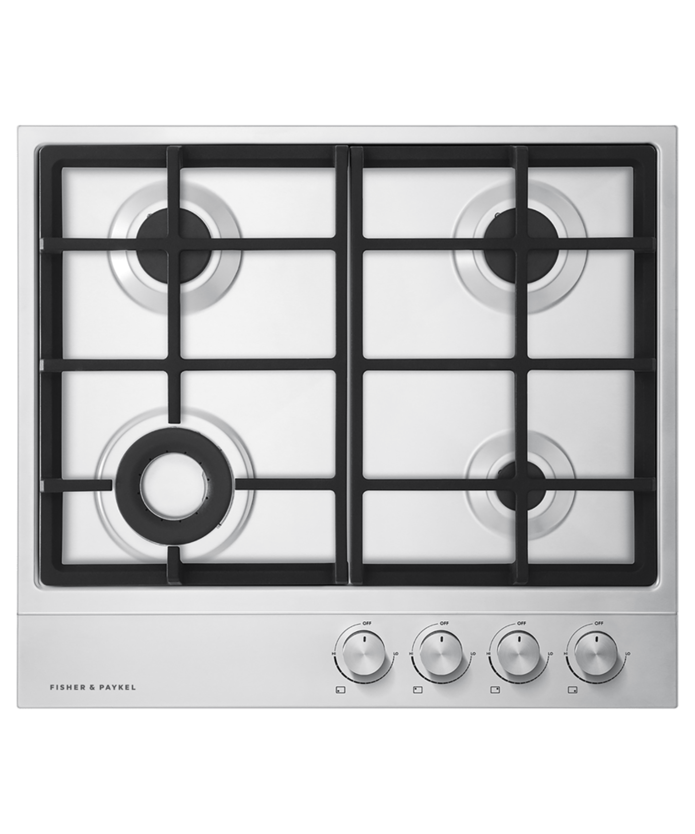 FISHER & PAYKEL CG244DNGX1N 24" Series 7 4 Burner Gas Cooktop in Stainless Steel - CG244DNGX1N