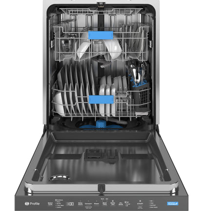 GE APPLIANCES PDP715SYVFS GE Profile™ ENERGY STAR® Fingerprint Resistant Top Control Stainless Interior Dishwasher with Microban™ Antimicrobial Technology in Stainless Steel - PDP715SYVFS