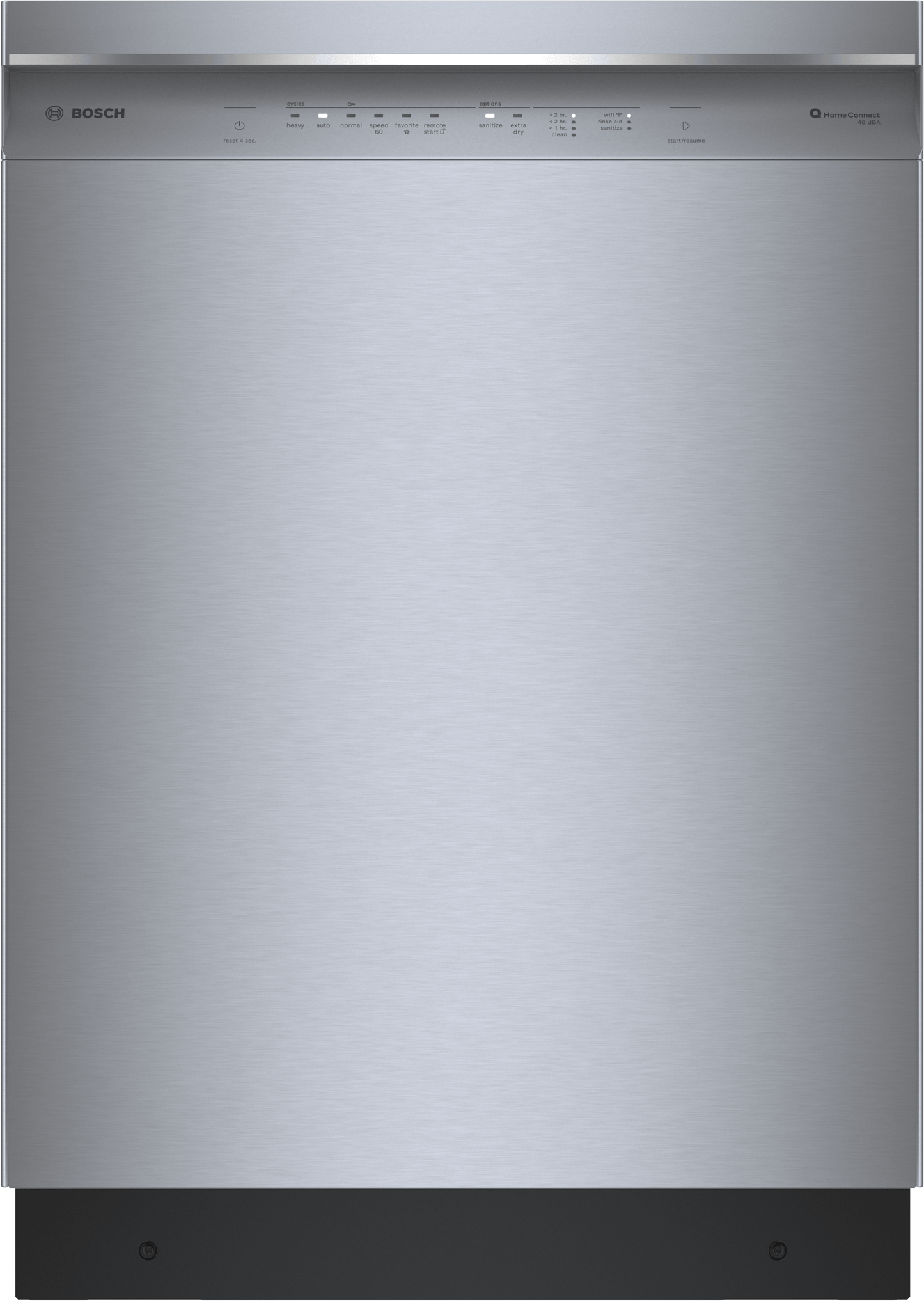 BOSCH SHE53C85N 300 Series, built-under dishwasher, 24'', Brushed steel anti-fingerprint in Stainless Steel - SHE53C85N