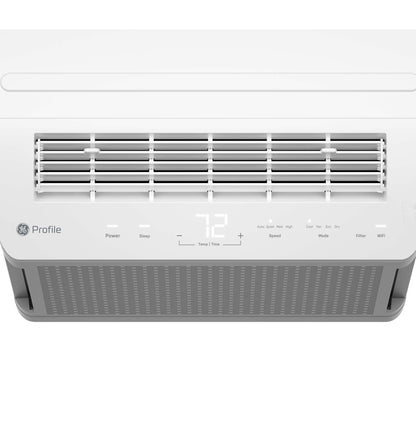 GE APPLIANCES AHTT08BC GE Profile ClearView™ 8,300 BTU Smart Ultra Quiet Window Air Conditioner for Medium Rooms up to 350 sq. ft. White - AHTT08BC