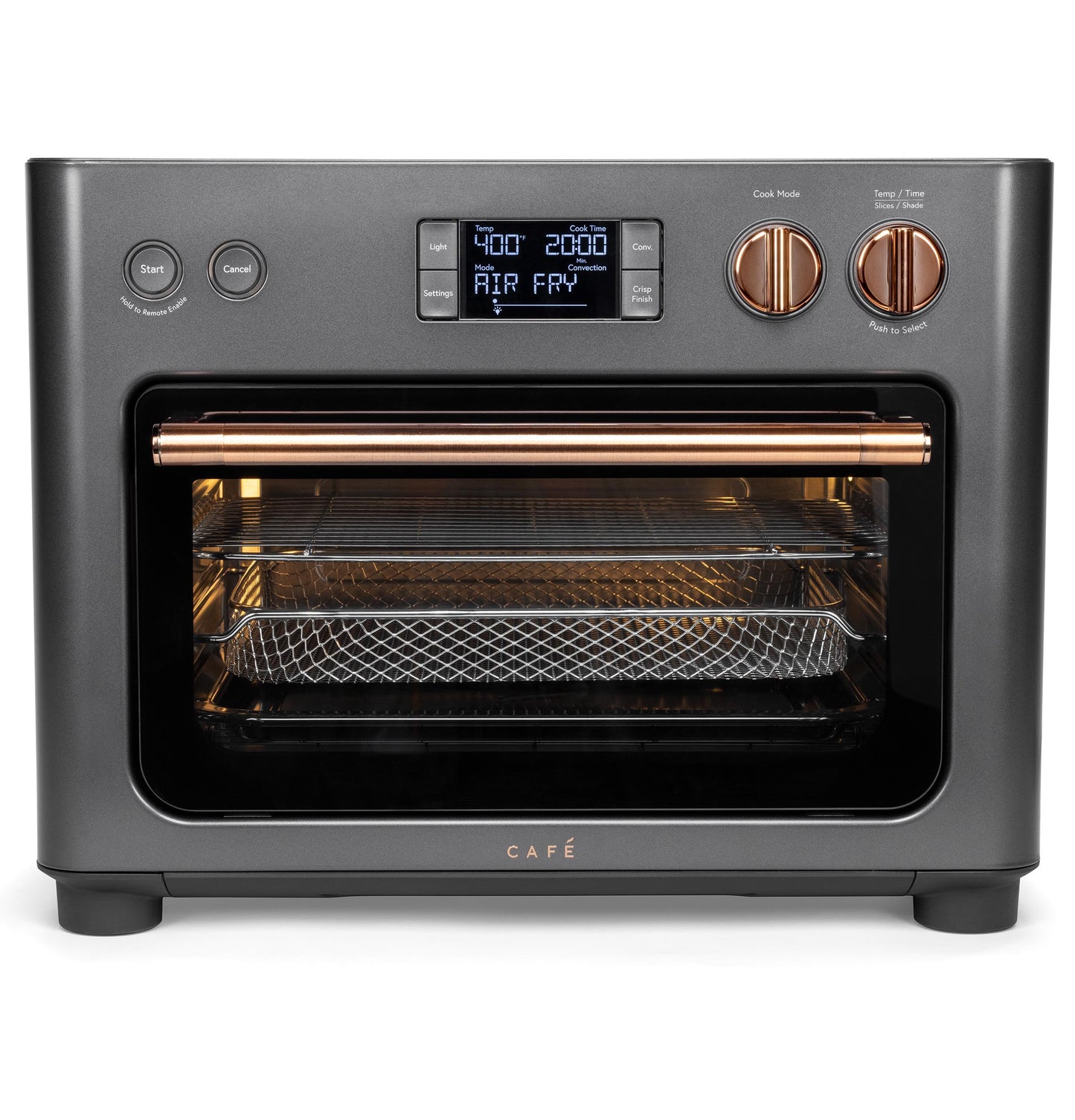 CAFE C9OAAAS3RD3 CAFéCoutureToaster Oven with Air Fry Black - C9OAAAS3RD3