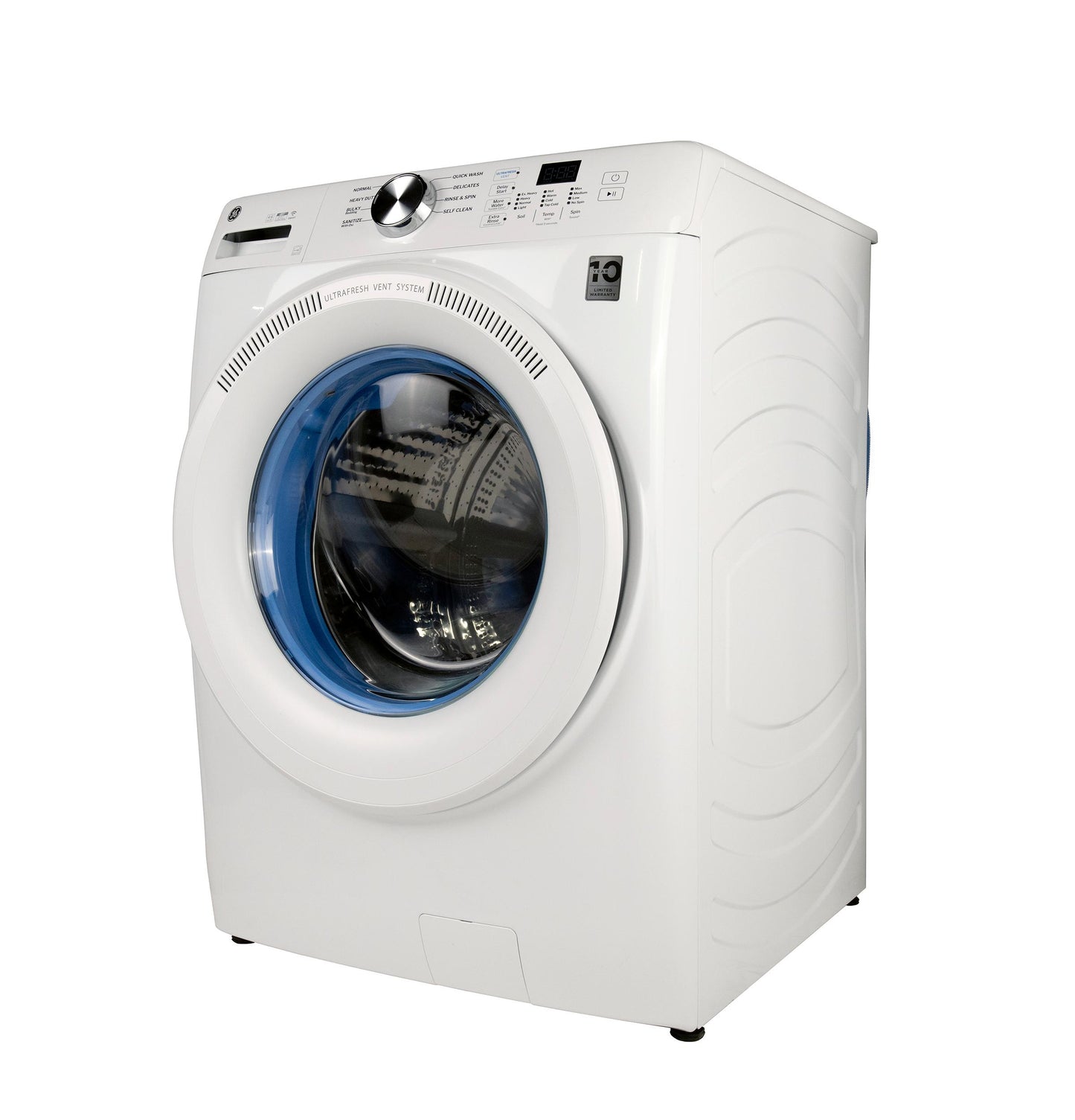 GE APPLIANCES GFW350SSYWW GE® ENERGY STAR® 4.6 cu. ft. Capacity Smart Front Load Washer with UltraFresh Vent System with OdorBlock™ White - GFW350SSYWW