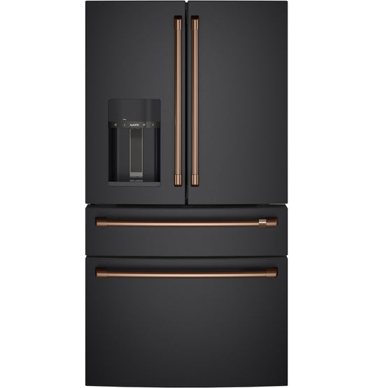 CAFE CVE28DP3ND1 CAFé™ ENERGY STAR® 27.8 Cu. Ft. Smart 4-Door French-Door Refrigerator Black