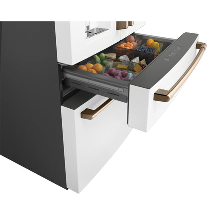 CAFE CVE28DP4NW2 CAFé™ ENERGY STAR® 27.8 Cu. Ft. Smart 4-Door French-Door Refrigerator White - CVE28DP4NW2