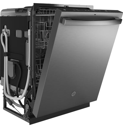 GE APPLIANCES GDT650SYVFS GE ENERGY STAR Fingerprint Resistant Top Control with in Stainless Steel Interior Dishwasher with Sanitize Cycle in Stainless Steel - GDT650SYVFS