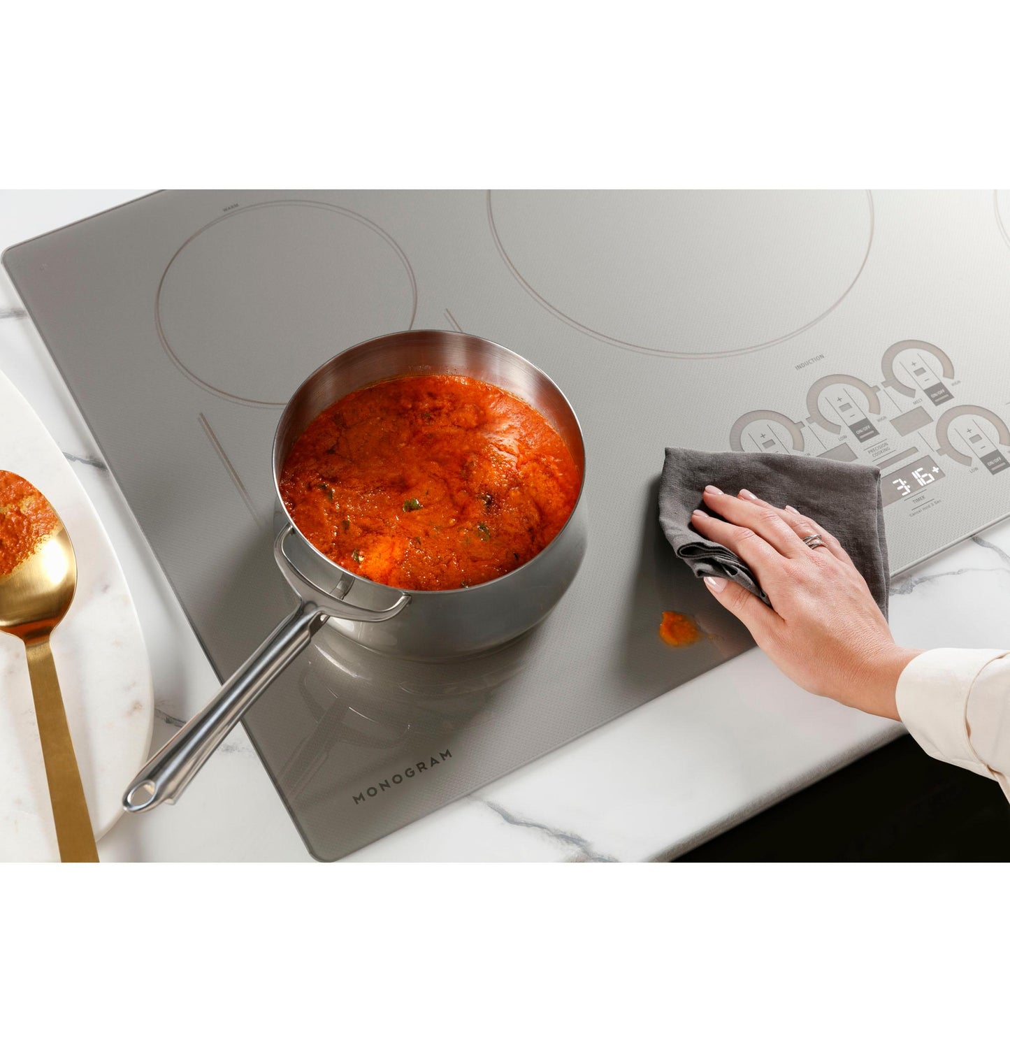 MONOGRAM Monogram ENERGY STAR 30" Induction Cooktop Gray - ZHU30RSTSS