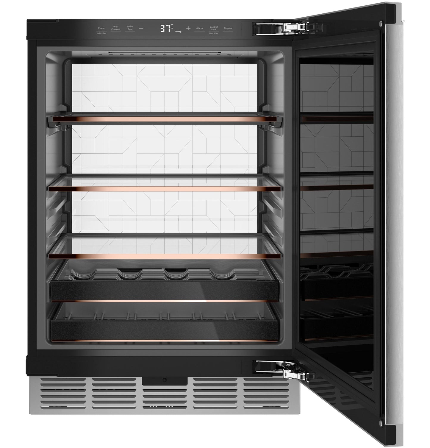 CAFE CCR06BM2PS5 CAFéBeverage Center in Platinum Glass Gray - CCR06BM2PS5