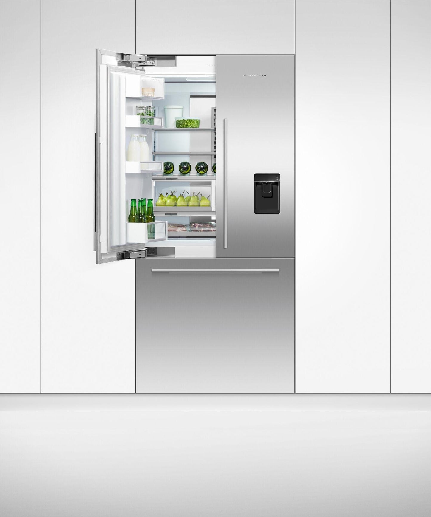 FISHER & PAYKEL RS36A80U1N 36" Series 7 Integrated French Door Refrigerator Freezer in Stainless Steel - RS36A80U1N
