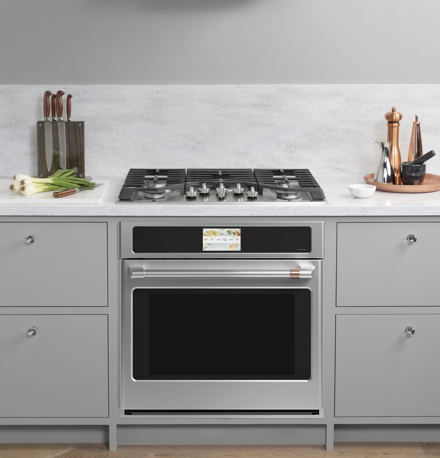 CAFE 30" Smart Single Wall Oven with Convection in Stainless Steel - CTS70DP2NS1