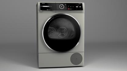 BOSCH WQB245AXUC 800 Series, heat pump dryer, Silver inox Silver