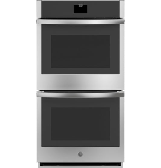 GE APPLIANCES JKD5000SVSS GE® 27" Smart Built-In Convection Double Wall Oven with No Preheat Air Fry in Stainless Steel - JKD5000SVSS