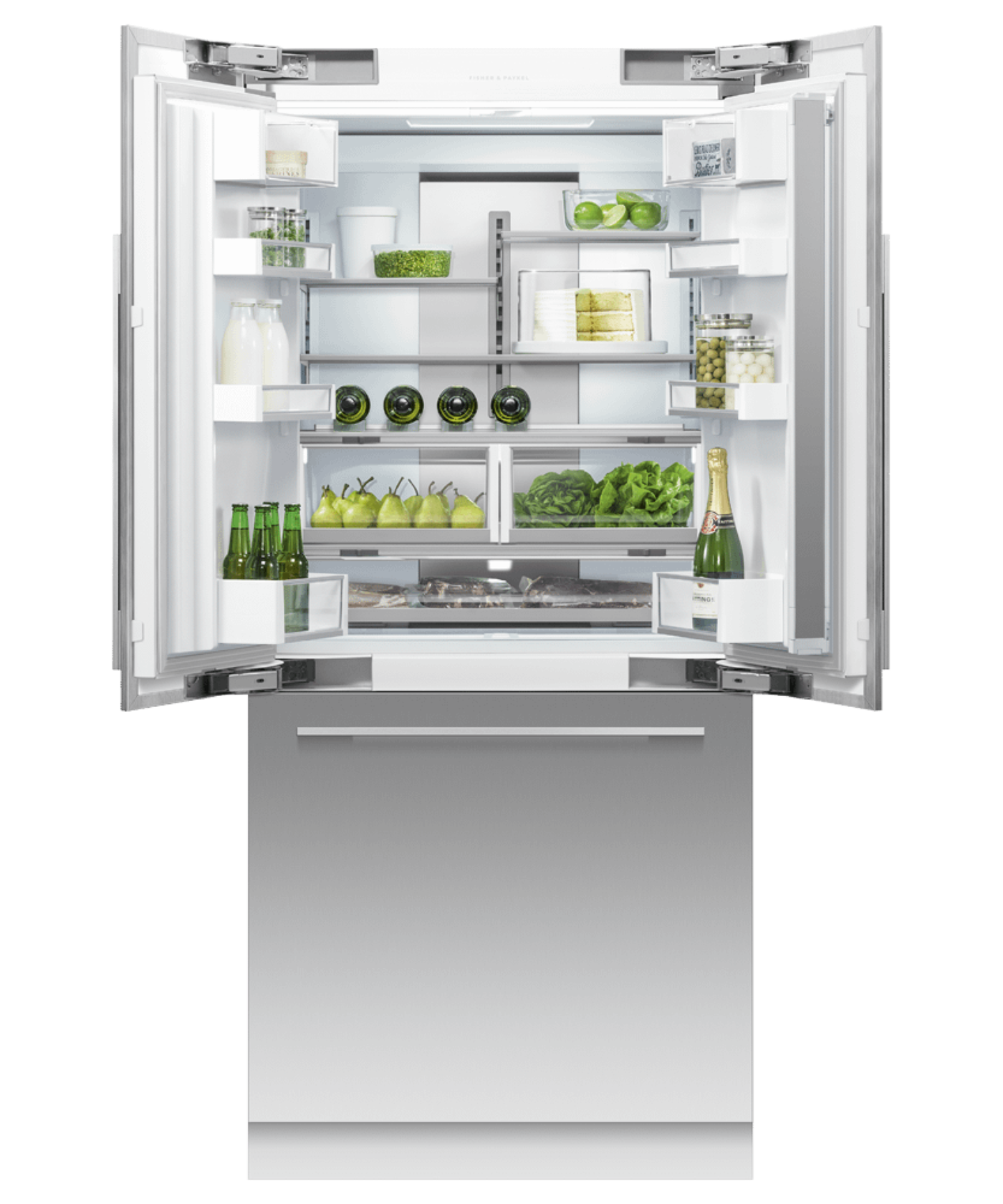 FISHER & PAYKEL RS36A80U1N 36" Series 7 Integrated French Door Refrigerator Freezer in Stainless Steel - RS36A80U1N