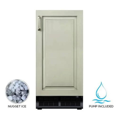 XO APPLIANCE XOUIM1585NOP 15" Nugget Ice Maker Panel Ready w Pump Custom Panel Ready - XOUIM1585NOP