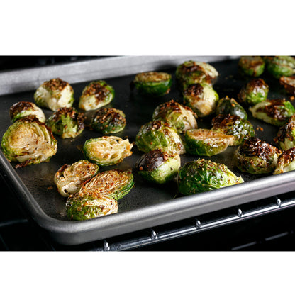 GE APPLIANCES CAFE CGS700P3MD1 CAFé™ 30" Smart Slide-In, Front-Control, Gas Range with Convection Oven Black - CGS700P3MD1
