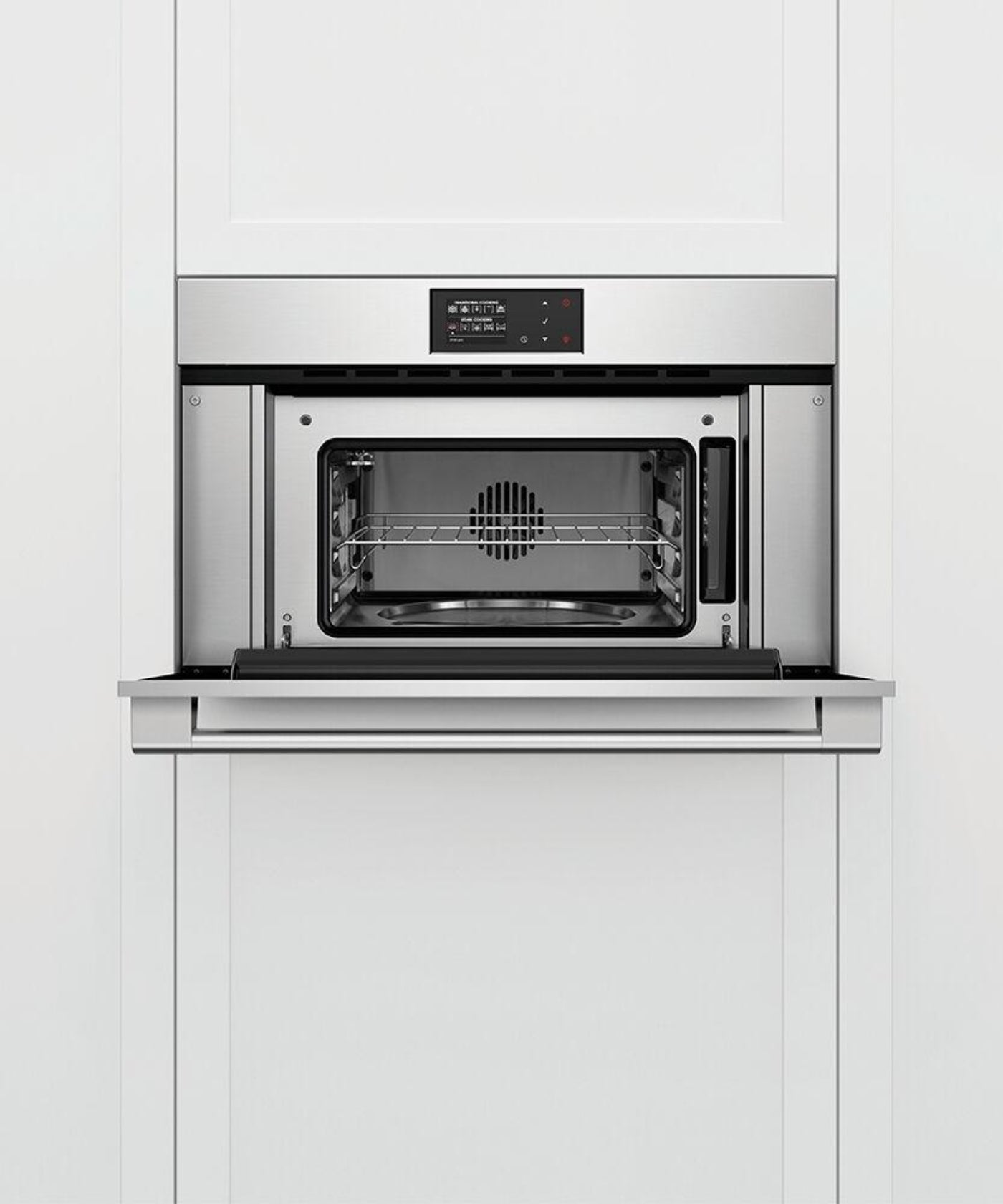 FISHER & PAYKEL OS30NPX1 30" Series 9 Professional Compact Combi-Steam Oven in Stainless Steel - OS30NPX1