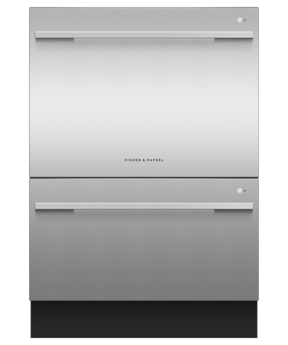 FISHER & PAYKEL DD24DDFTX9N Series 9 Contemporary Tall Double DishDrawer™ Dishwasher in Stainless Steel - DD24DDFTX9N