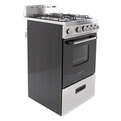 AVANTI GR2013CSS Avanti 20" Gas Range - in Stainless Steel - GR2013CSS